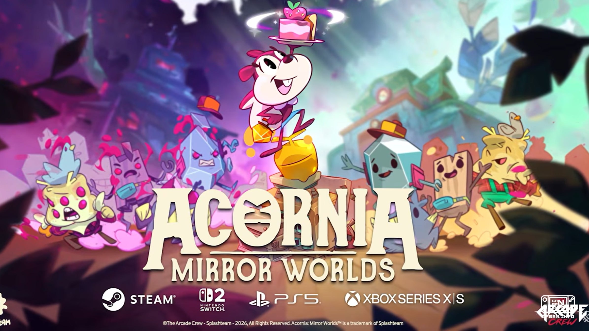 Показали клон Cult of the Lamb под названием Acornia: Mirror Worlds Теперь вы белочка и руководите кафе, а после выходит...
