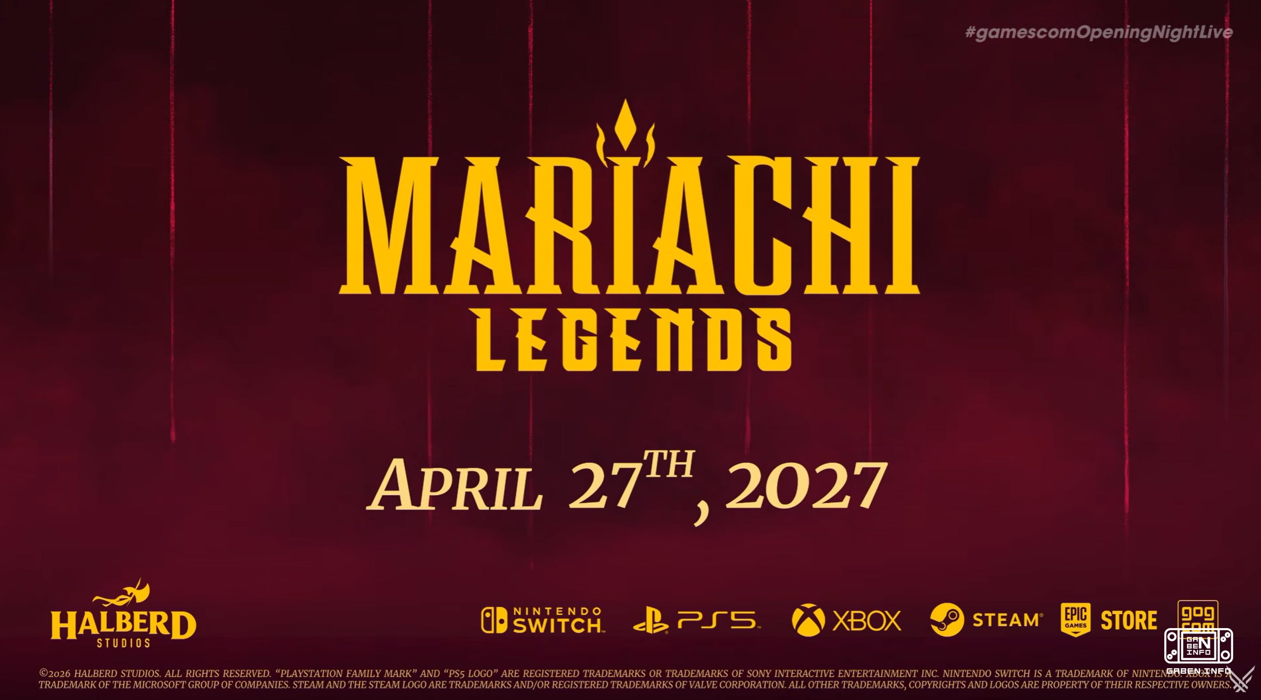 Новый трейлер эльметроидвании Mariachi Legends с датой релиза на 27 апреля 2027 года Поиграть можно будет на PS5, XBOX, ...