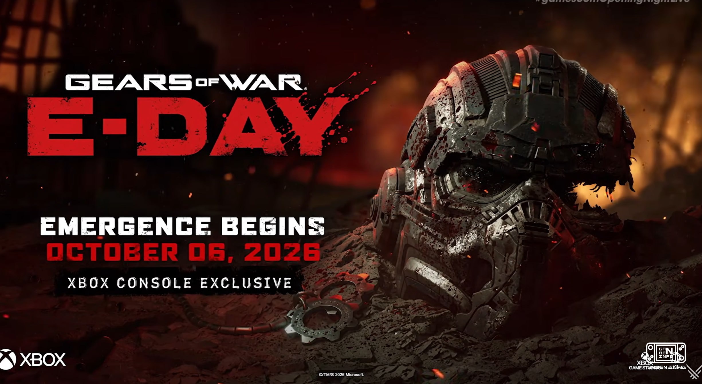 Новый сюжетный трейлер Gears of War: E-Day Релиз — 6 октября на PC и XBOX Series.