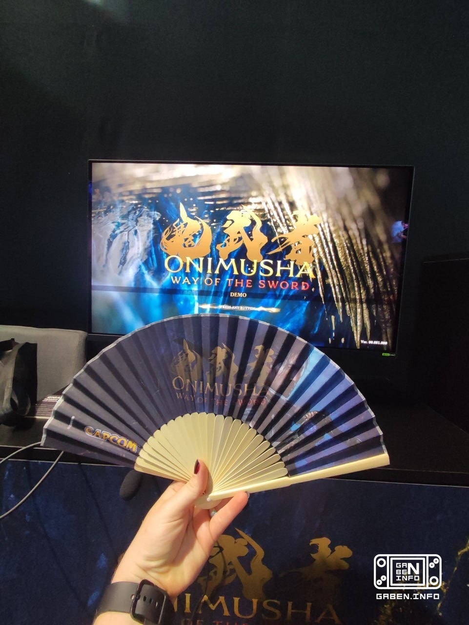 Стенд Onimusha Way of the Sword на Gamescom Счастливые посетители выставки отмечают, он полностью погружает в стилистику...