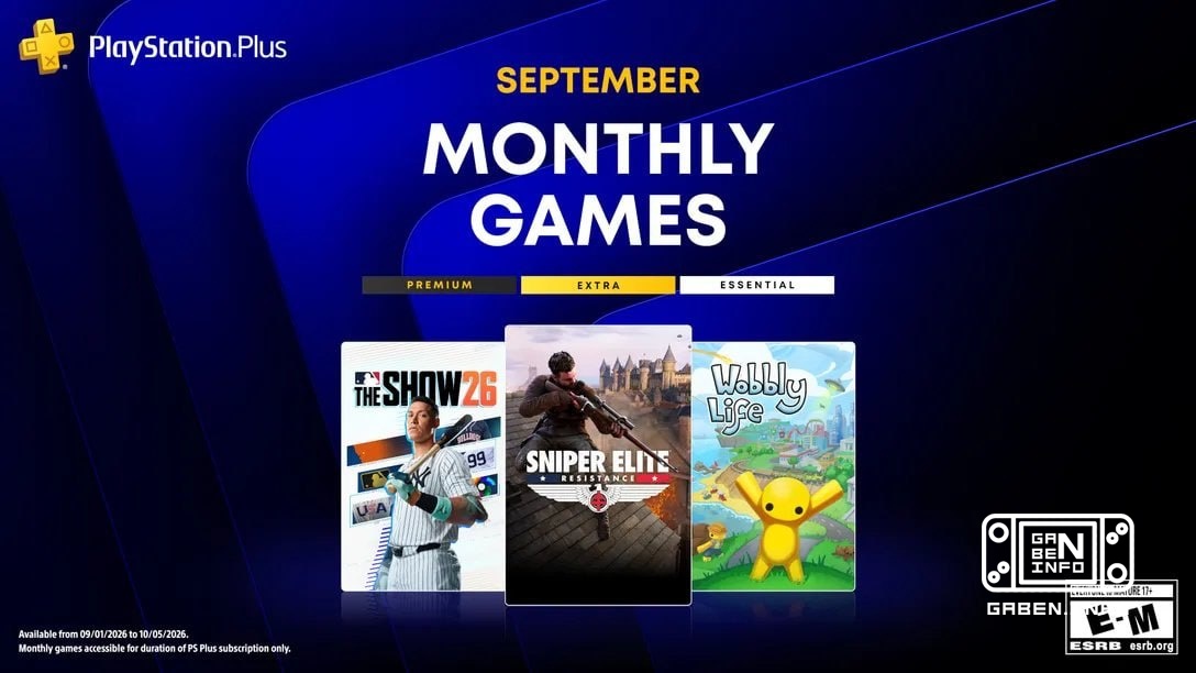 Слив подписки PS Plus подтвердился С 1 сентября доступны вам: • Sniper Elite: Resistance • MLB The Show 26 • Wobbly Life...