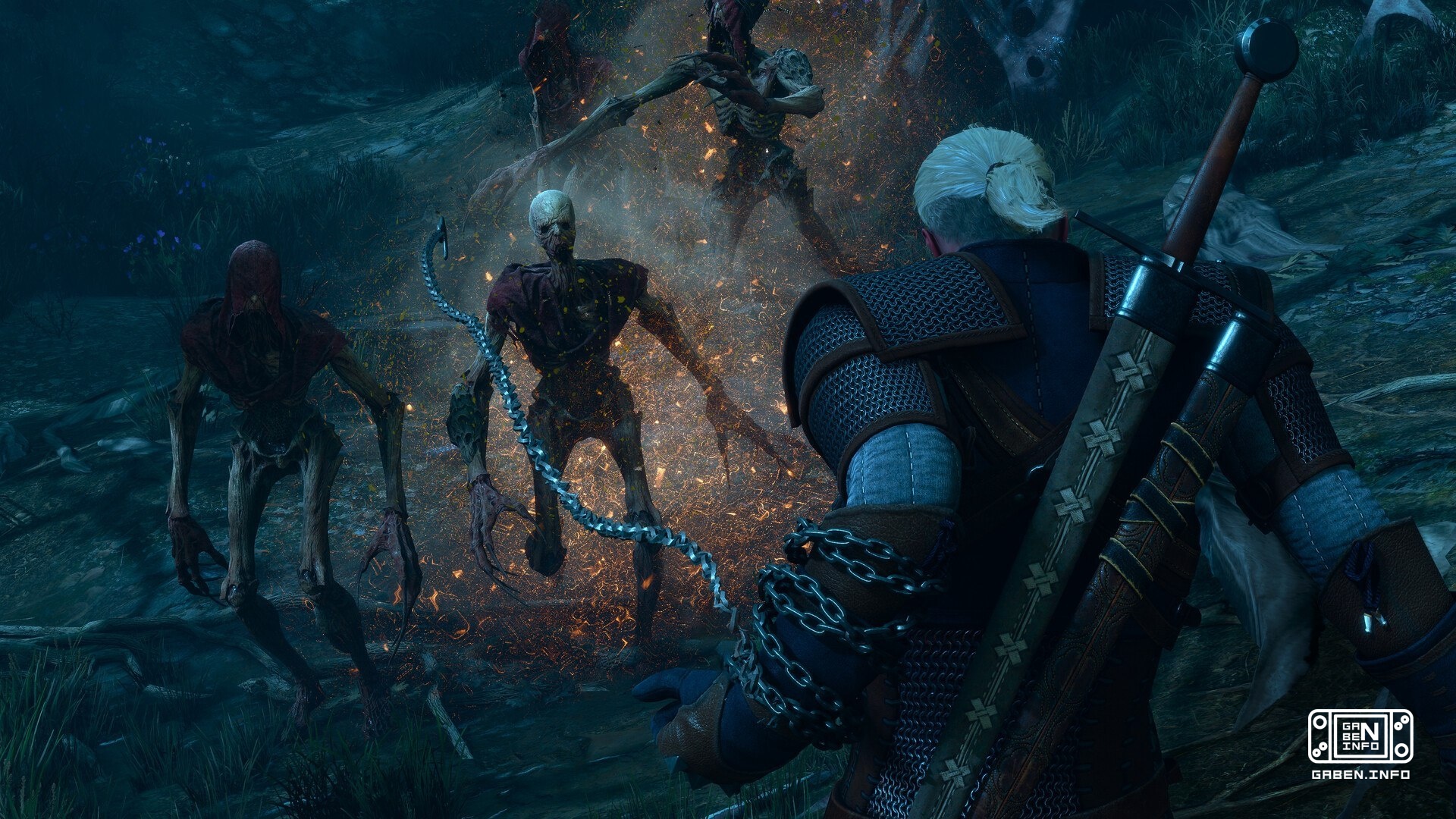 ❤️ Сейчас смог спокойно посмотреть 13 минут геймплея The Witcher 3: Songs of the Past DLC. Что подметил. В этом отремаст...