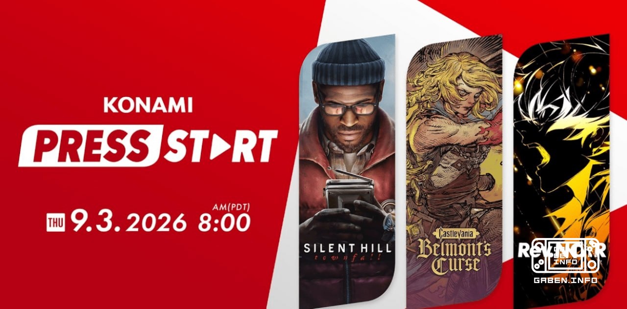 Die Präsentation von Konami Press Start beginnt am 3. September um 17:57 Uhr in Moskau. Silent Hill: Townfall, Castlevan...