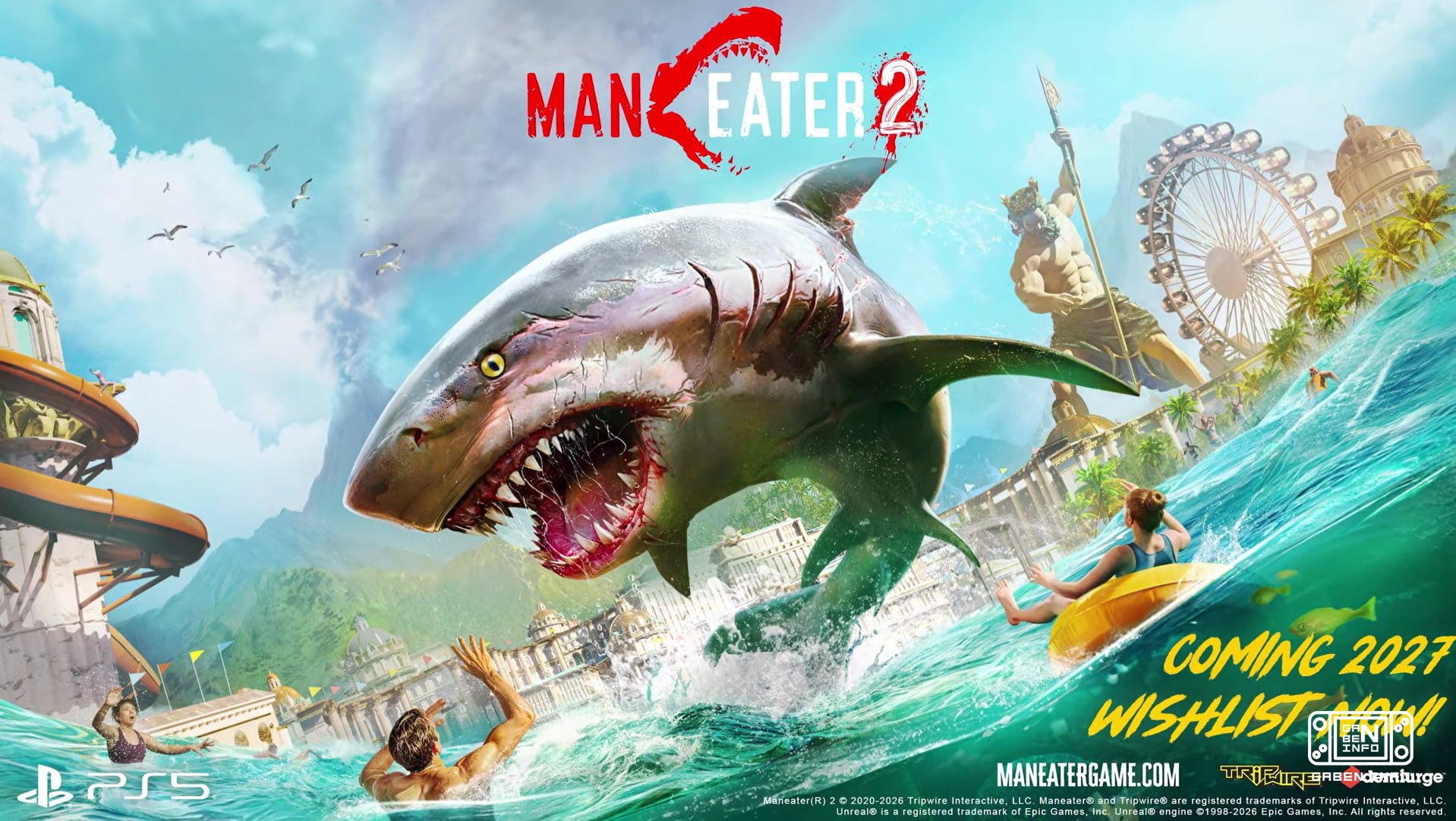 Maneater получит сиквел в 2027 году