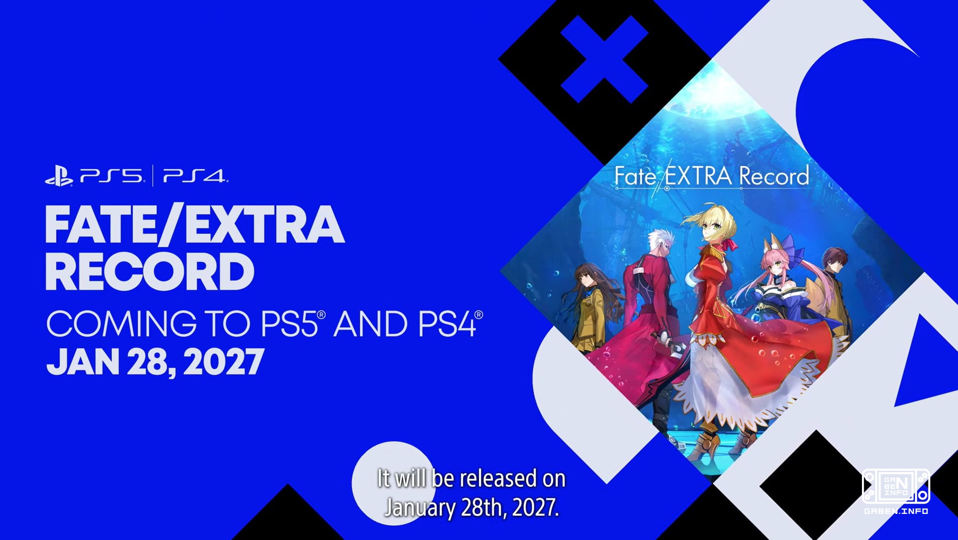 Fate/Extra Record выйдет 28 января и порадует одного живого фаната