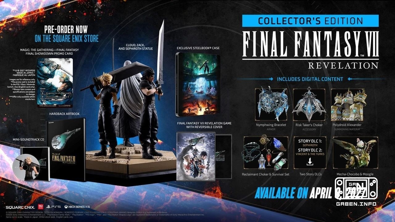 Коллекционное издание Final Fantasy VII: Revelation