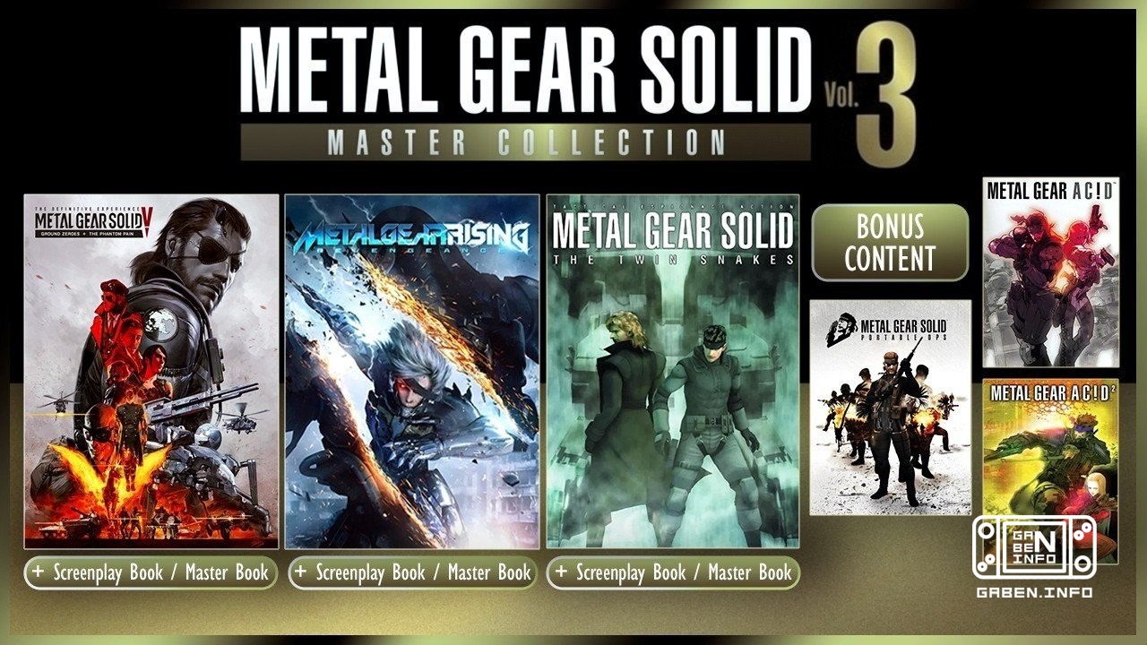 Theo tin đồn, Metal Gear Solid: Master Collection Vol. 3 có thể bao gồm Metal Gear Rising: Revengeance và Metal Gear Sol...