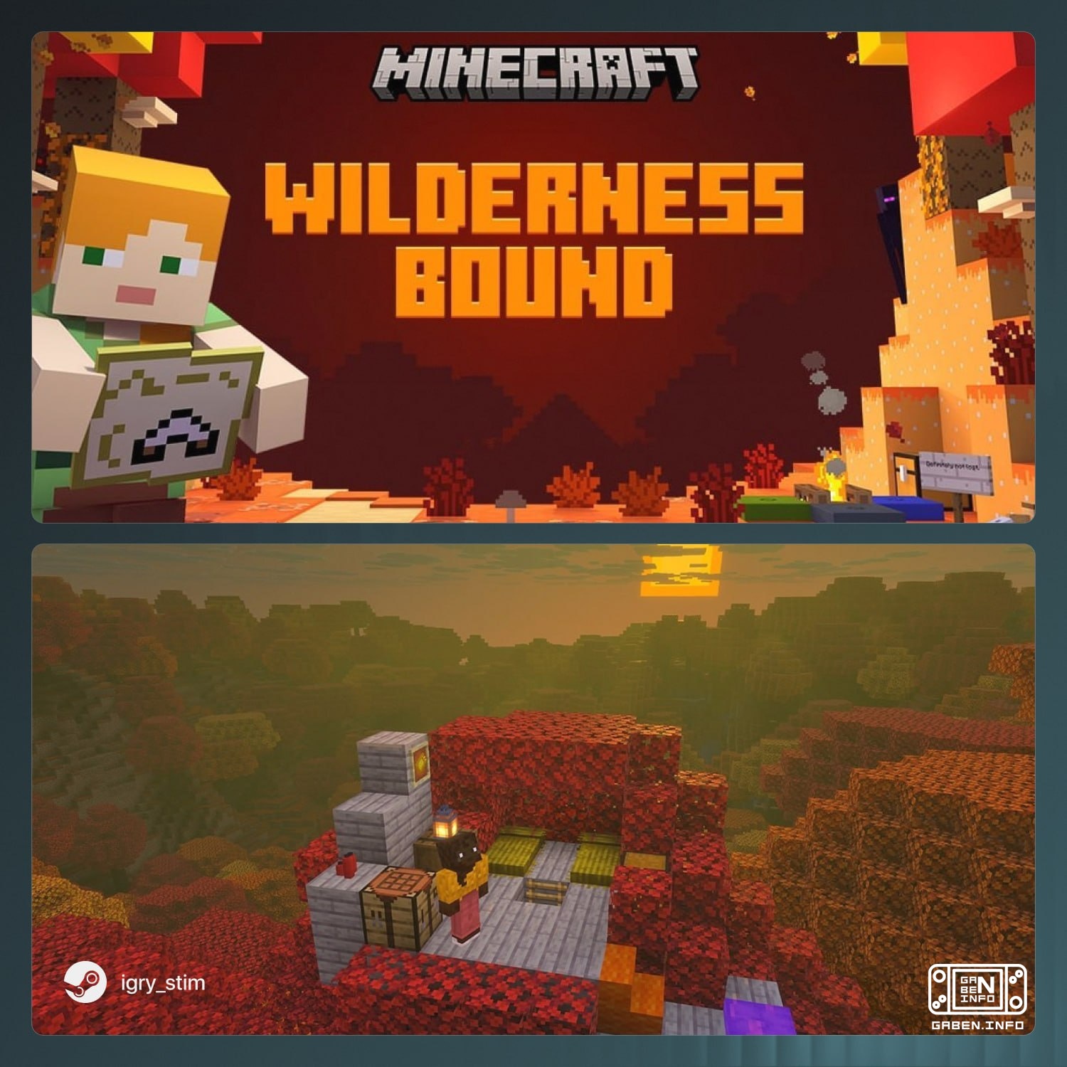 Minecraft is getting a major upgrade to Wilderness Bound . The list of innovations: New biome Little forest Abandoned ca...