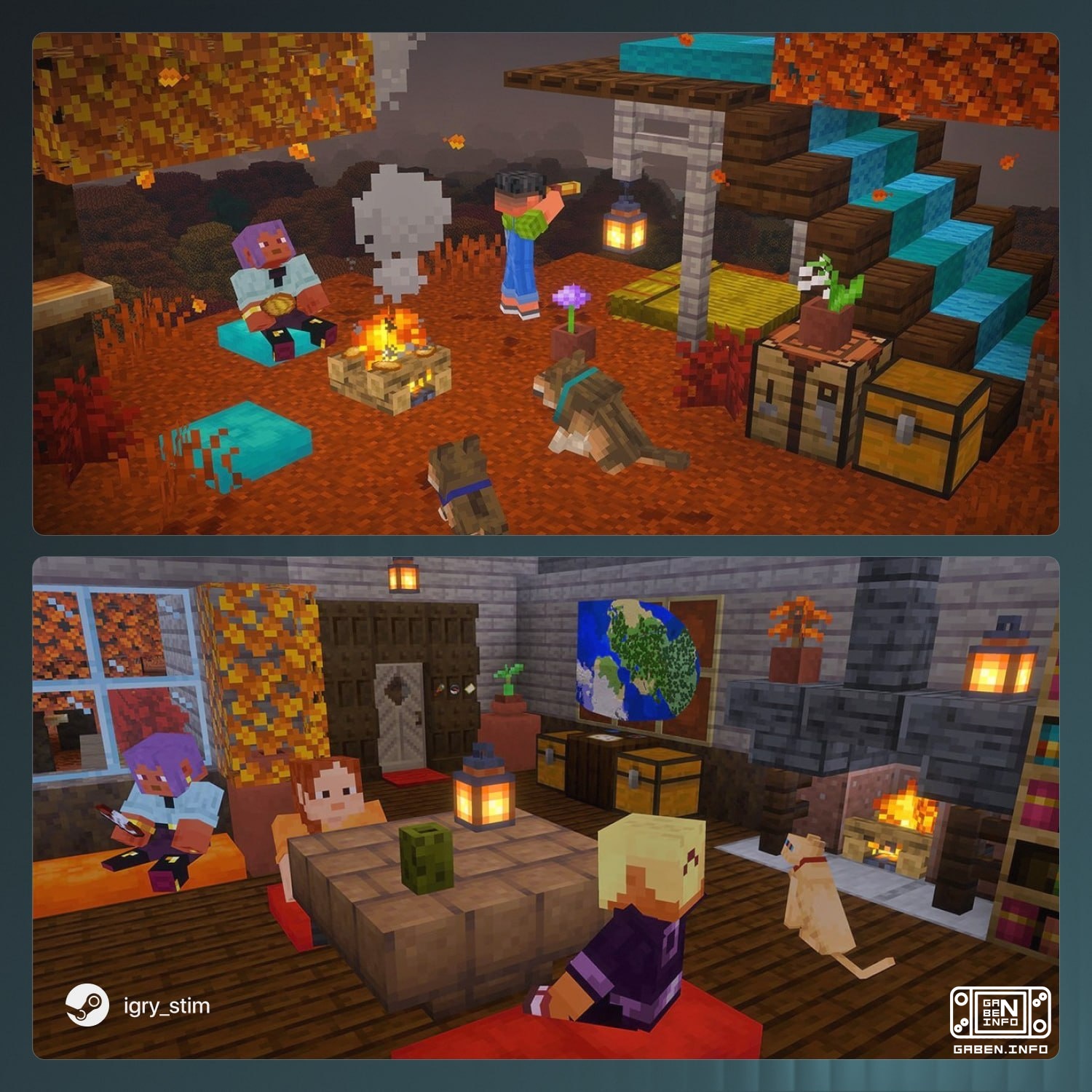 Minecraft is getting a major upgrade to Wilderness Bound . The list of innovations: New biome Little forest Abandoned ca...