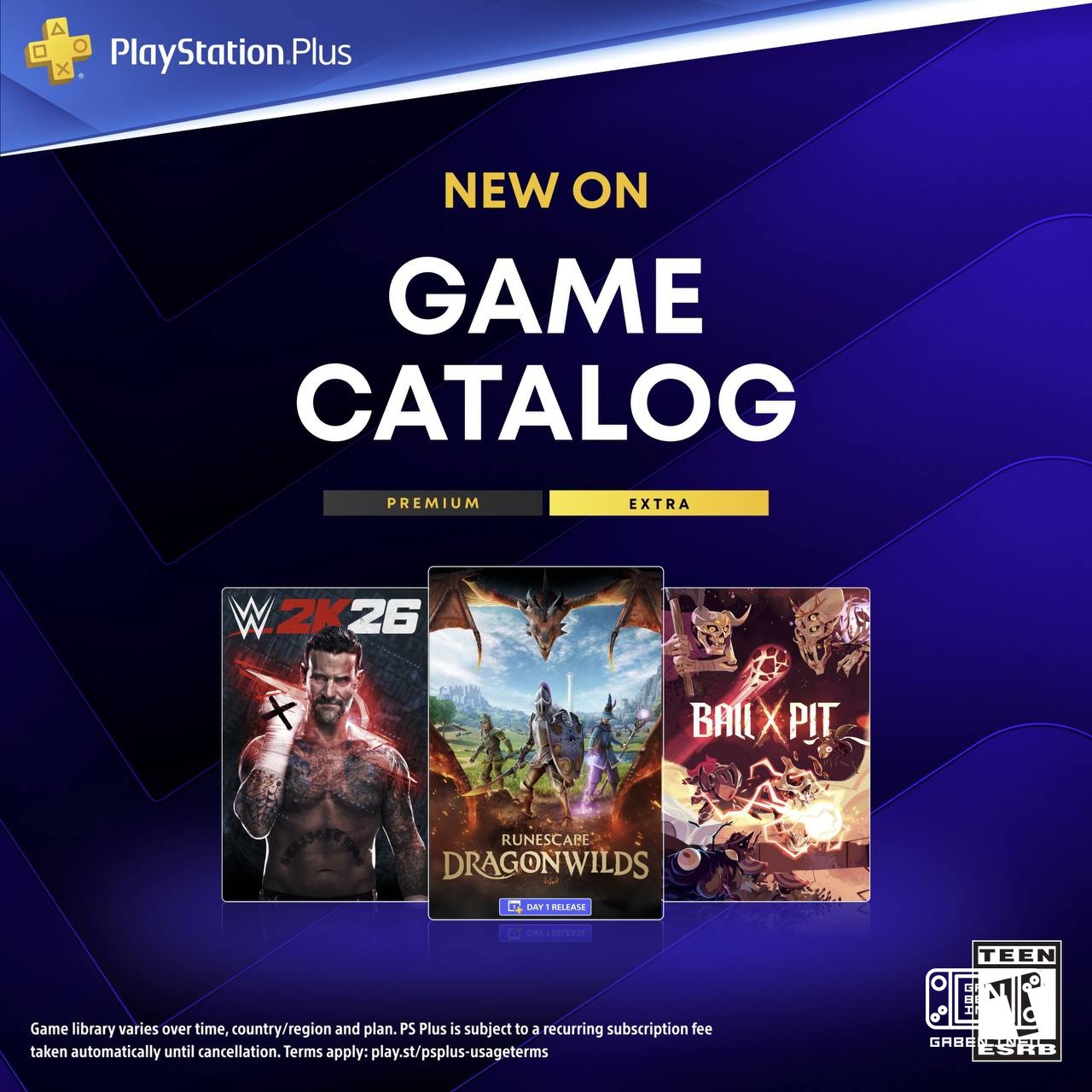 PS Plus subscribers were given a pit with balls • Ball x Pit • RuneScape: Dragonwilds • WWE 2K26 • Date Everything • Sli...