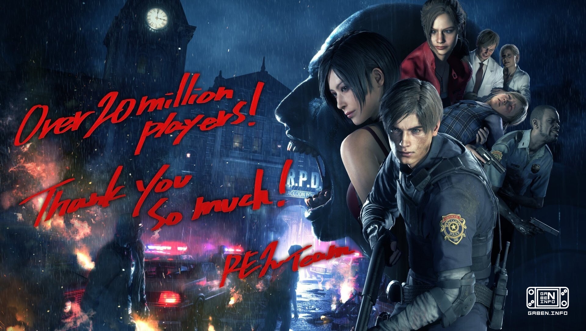 Resident Evil 2'nin 20 milyon kopya satışı geçti Sekiz yıl geçti. 16 Ekim'de Nintendo Switch 2'de üçüncü ve dördüncü böl...