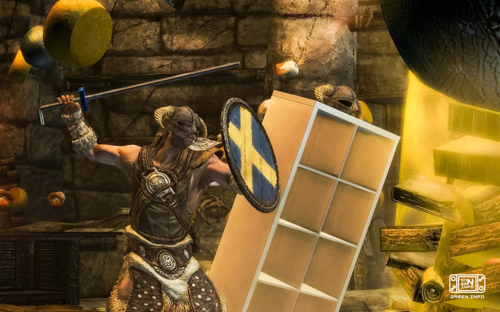 IKEA, Skyrim için bir mod yayınladı ve bu modda Kallaks Gömlekci adlı konuşmacı bir stellaj ve ona adanmış bir hikaye ha...