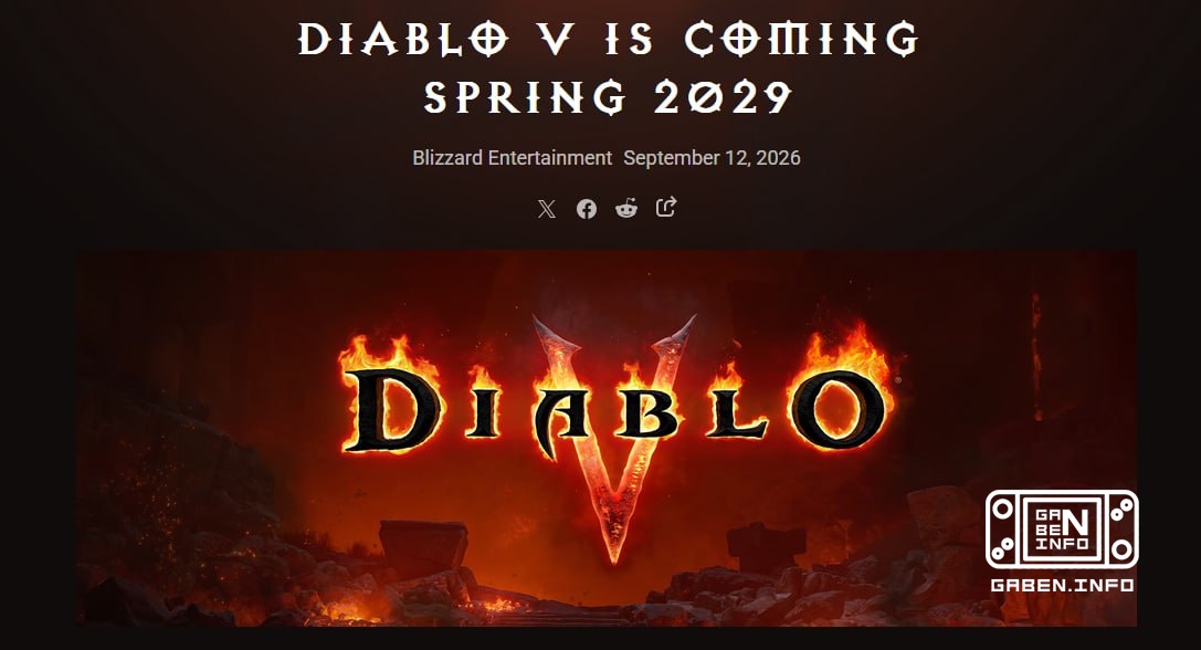 🔥 Blizzard Today is on fire! ogłoszono Diablo 5. I wydanie to już za 3 lata. To było bardzo niespodziewane i nic nie prz...