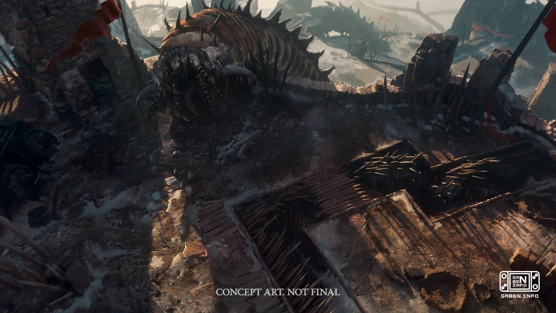 The concept art of the Sanctuary in Diablo 5 reminds us that we have the darkest view of the Diablo universe.