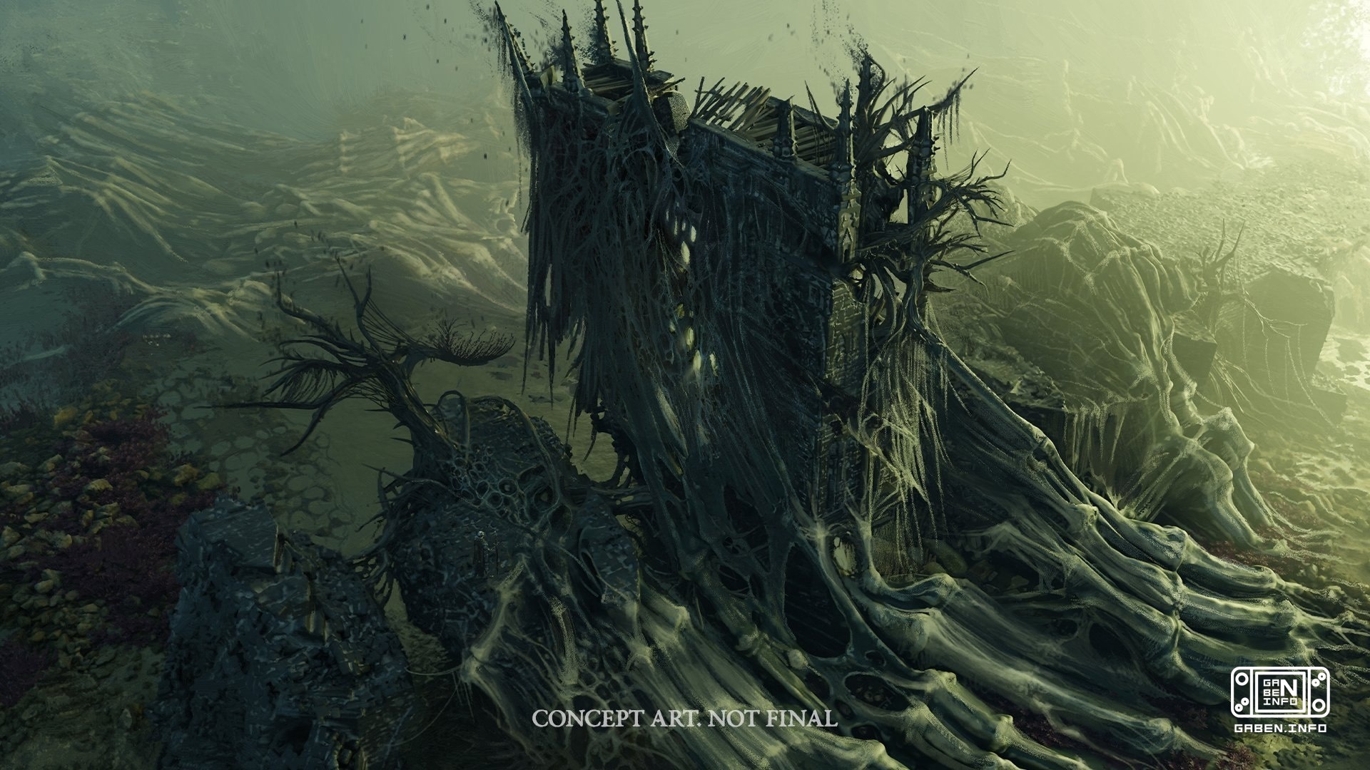 The concept art of the Sanctuary in Diablo 5 reminds us that we have the darkest view of the Diablo universe.