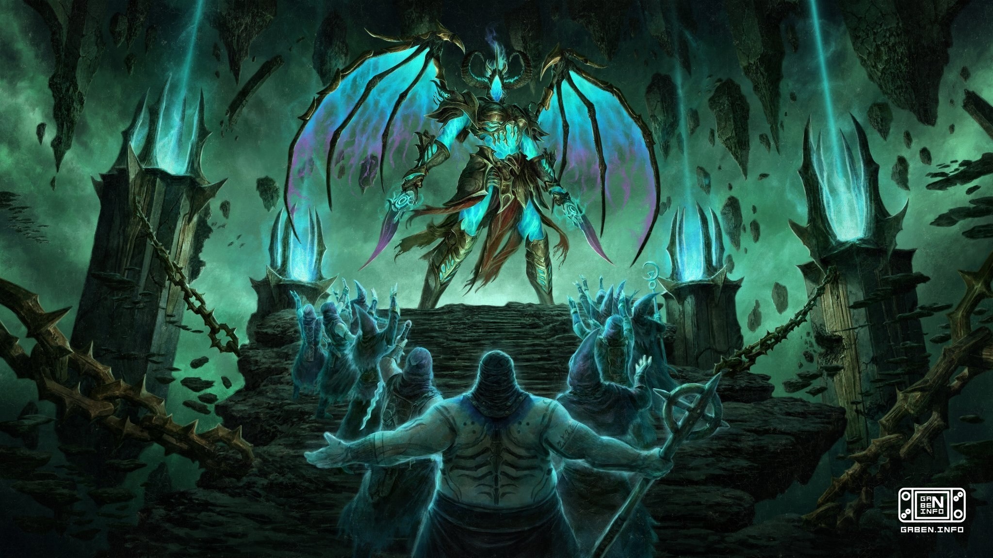 Artist Dave Rapoza is working on Diablo 5, some of which we've seen before, such as key artwork for the Diablo 4 seasons...