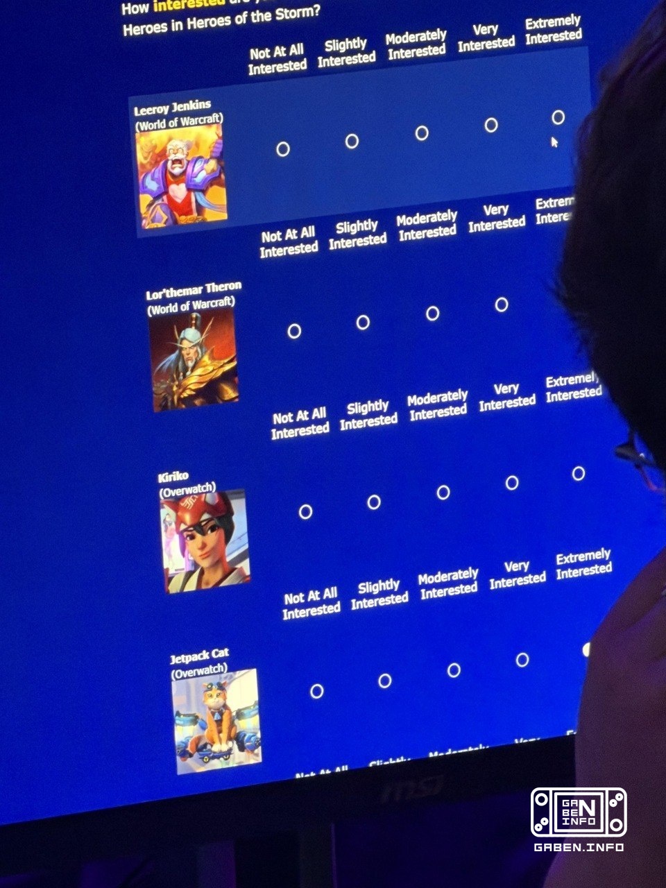 At Blizzcon, a new Heroes of the Storm interview is being conducted. Among the candidates are: • Lira Jenkins (the same ...