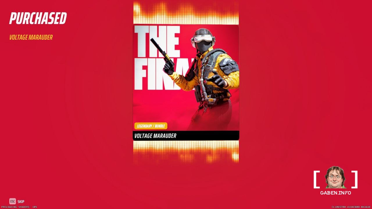 The Finals players get a free skin if they own ARC Raiders Can only be obtained if you have linked your EmbarkID account...