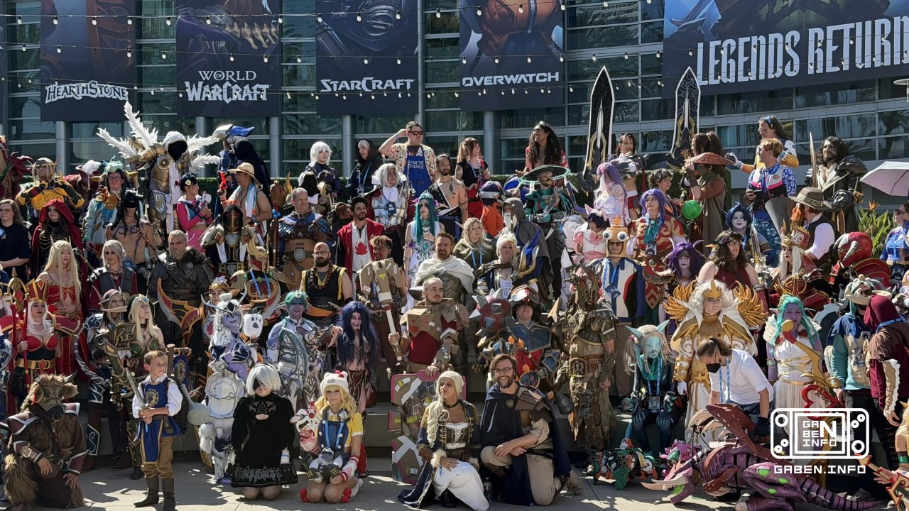 一位DTF用户在2026年BlizzCon上发布了他的照片,这篇文章有很多照片,所以可以更好地了解活动的氛围.