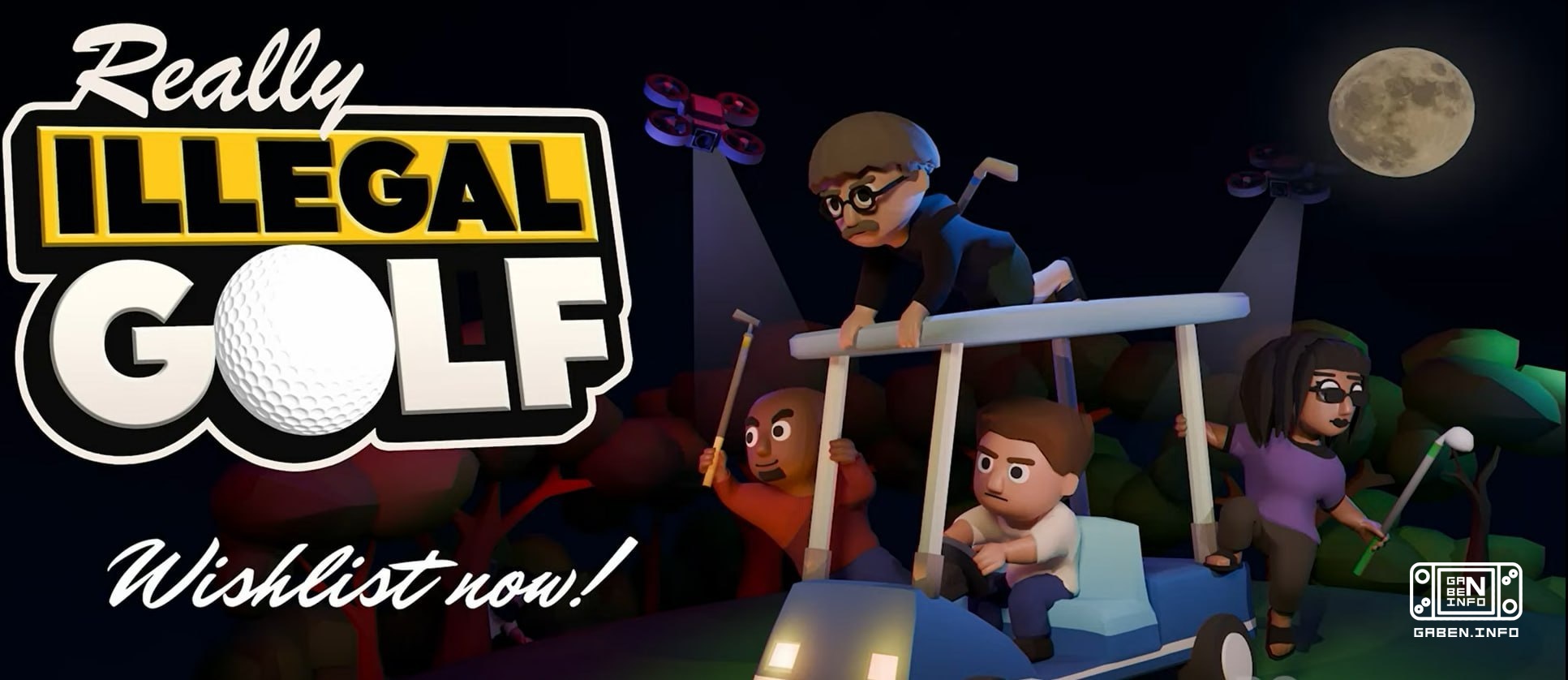 Yang pertama menunjukkan REALLY ILLEGAL GOLF Anda bisa bermain golf ilegal sekarang dalam bentuk demo.