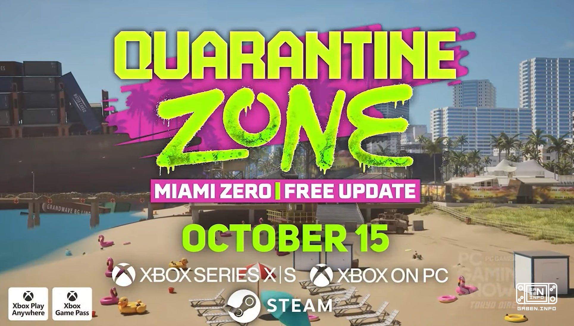 Quarantine Zone otrzyma bezpłatną aktualizację GTA VI, a 15 października wybierzecie się do Miami!