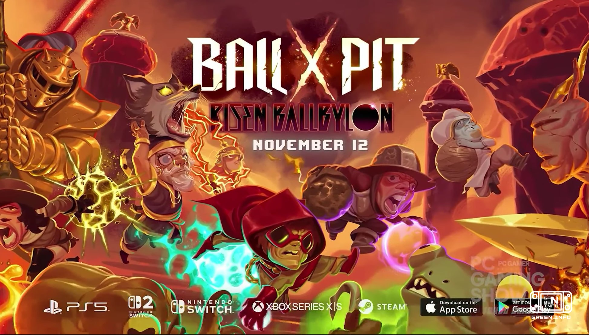 Ball x Pit akan mendapatkan tambahan pertama Risen Ballbylon yang akan dirilis pada 12 November secara harfiah di setiap...