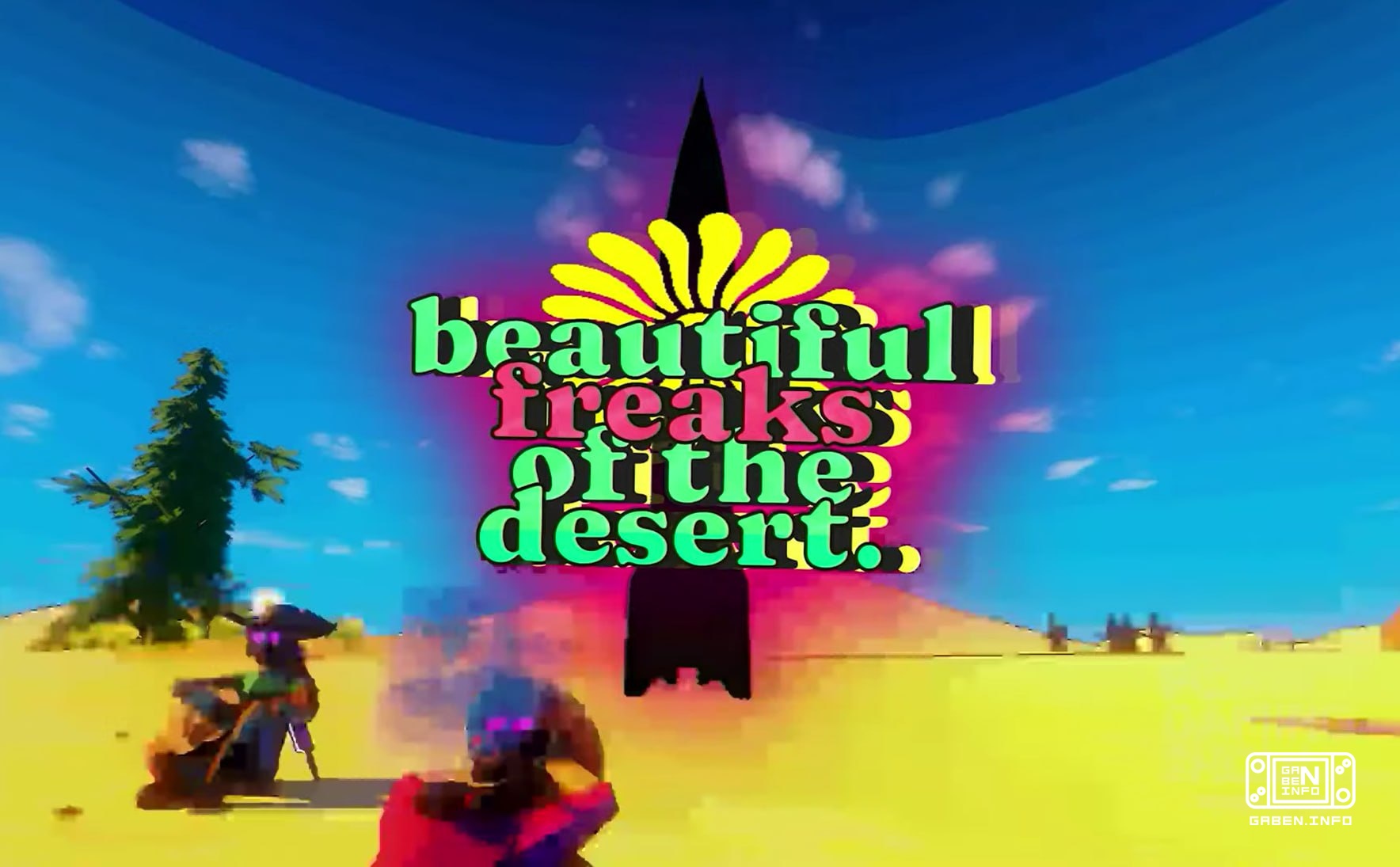 Анонсирован отпускной вайб-шутер beatiful freaks of the desert. Релиз когда-нибудь.