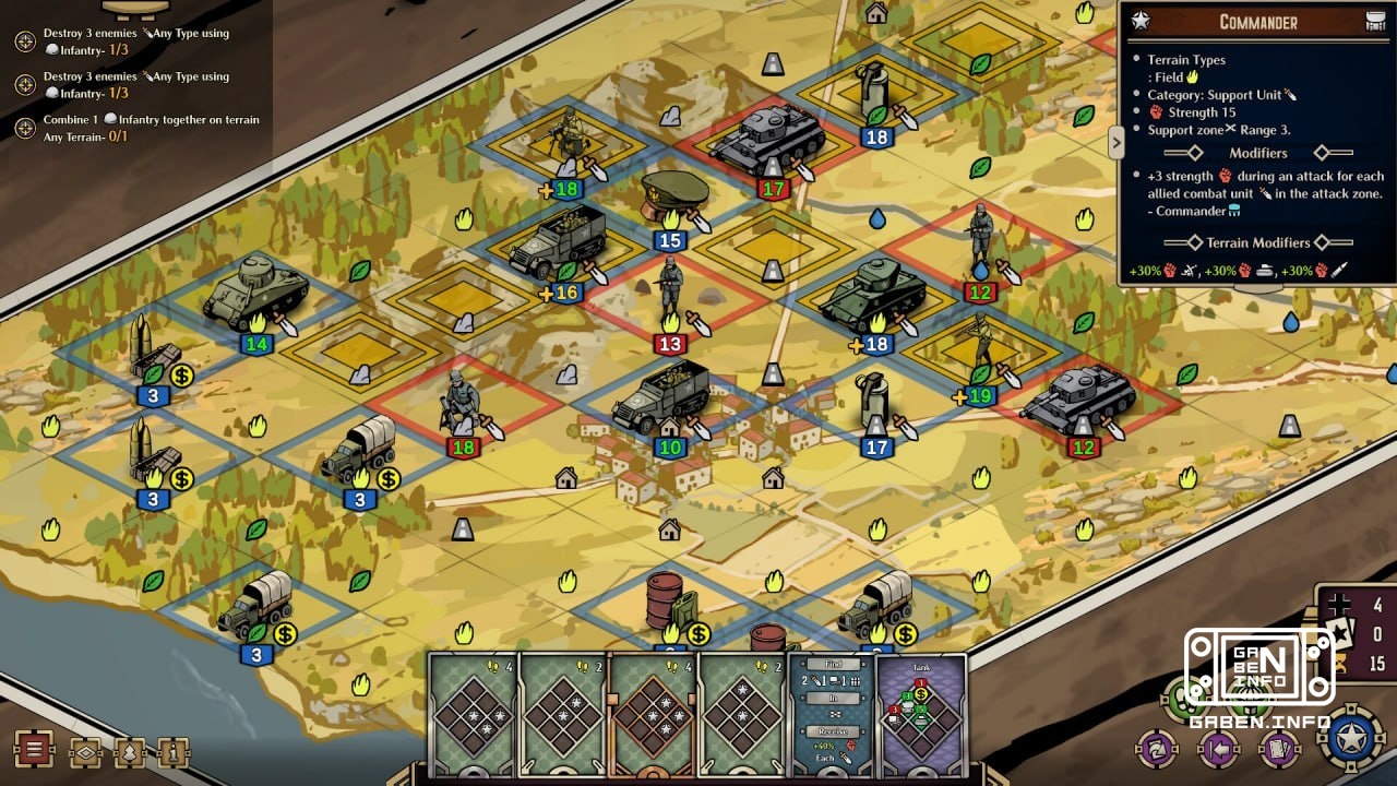 The Panzer Deck is a step-by-step strategy of World War II with a Panzer Deck map system, a stylized step-by-step strate...