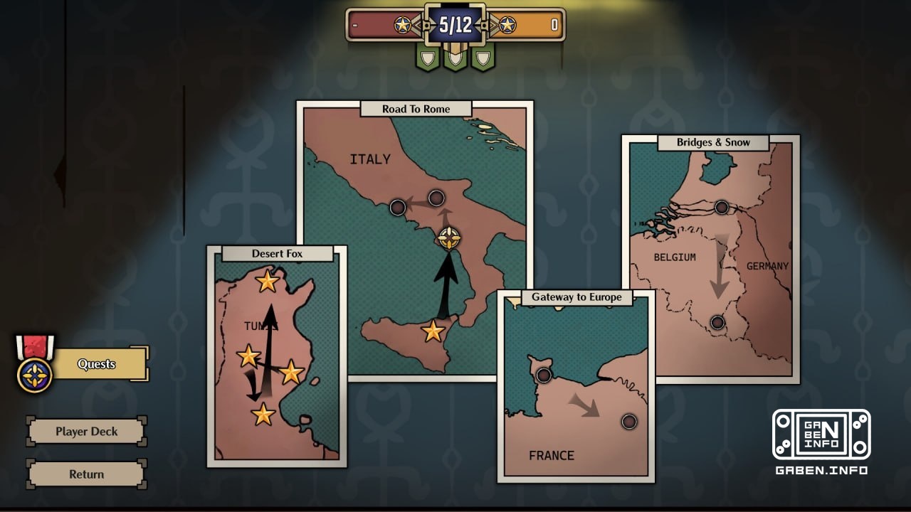 The Panzer Deck is a step-by-step strategy of World War II with a Panzer Deck map system, a stylized step-by-step strate...