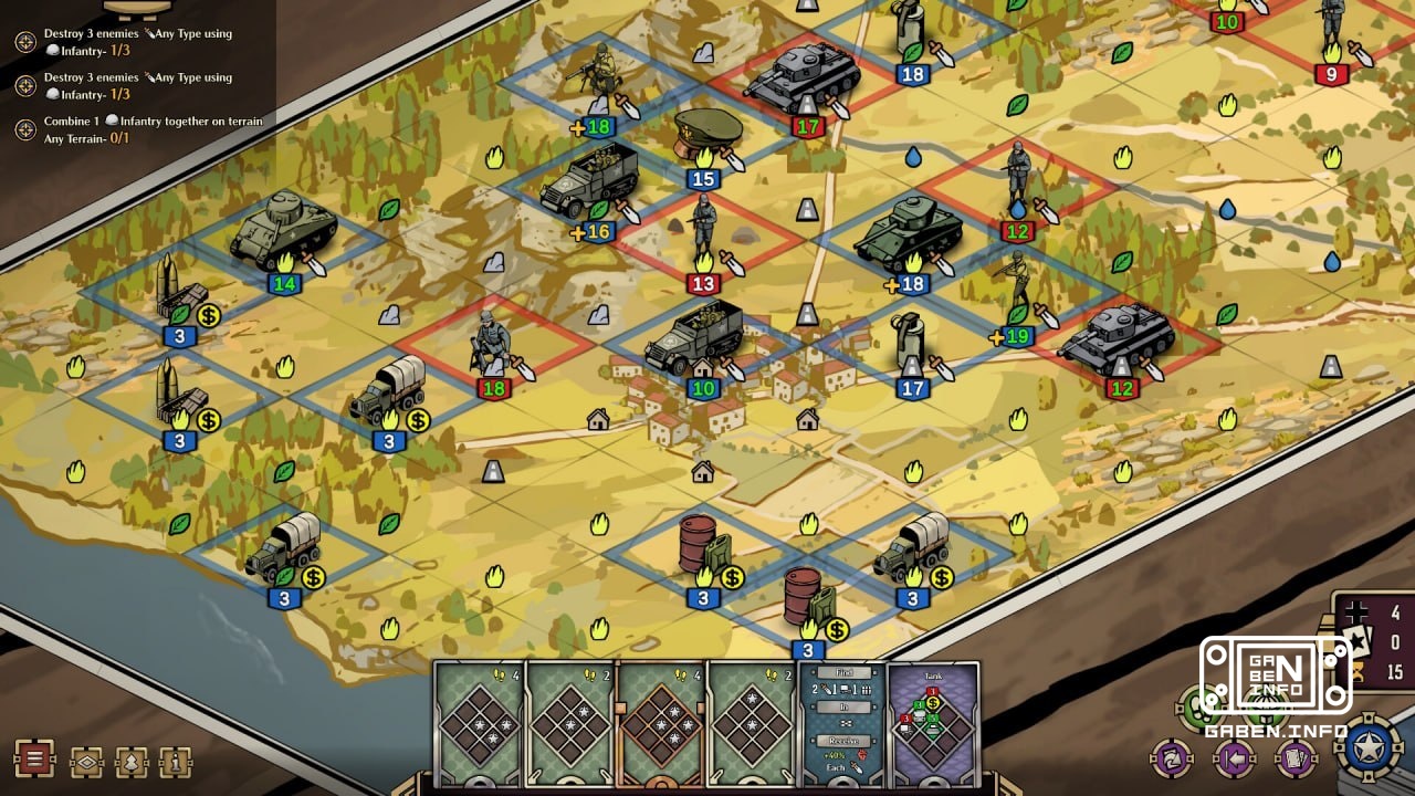 The Panzer Deck is a step-by-step strategy of World War II with a Panzer Deck map system, a stylized step-by-step strate...