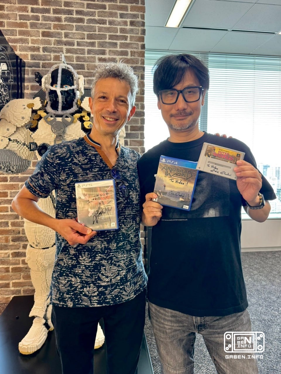 Hideo Kojima wymieniał się grami z twórcą Another World Tak, w studio Kojima Productions odwiedził się sam Eric Shay.