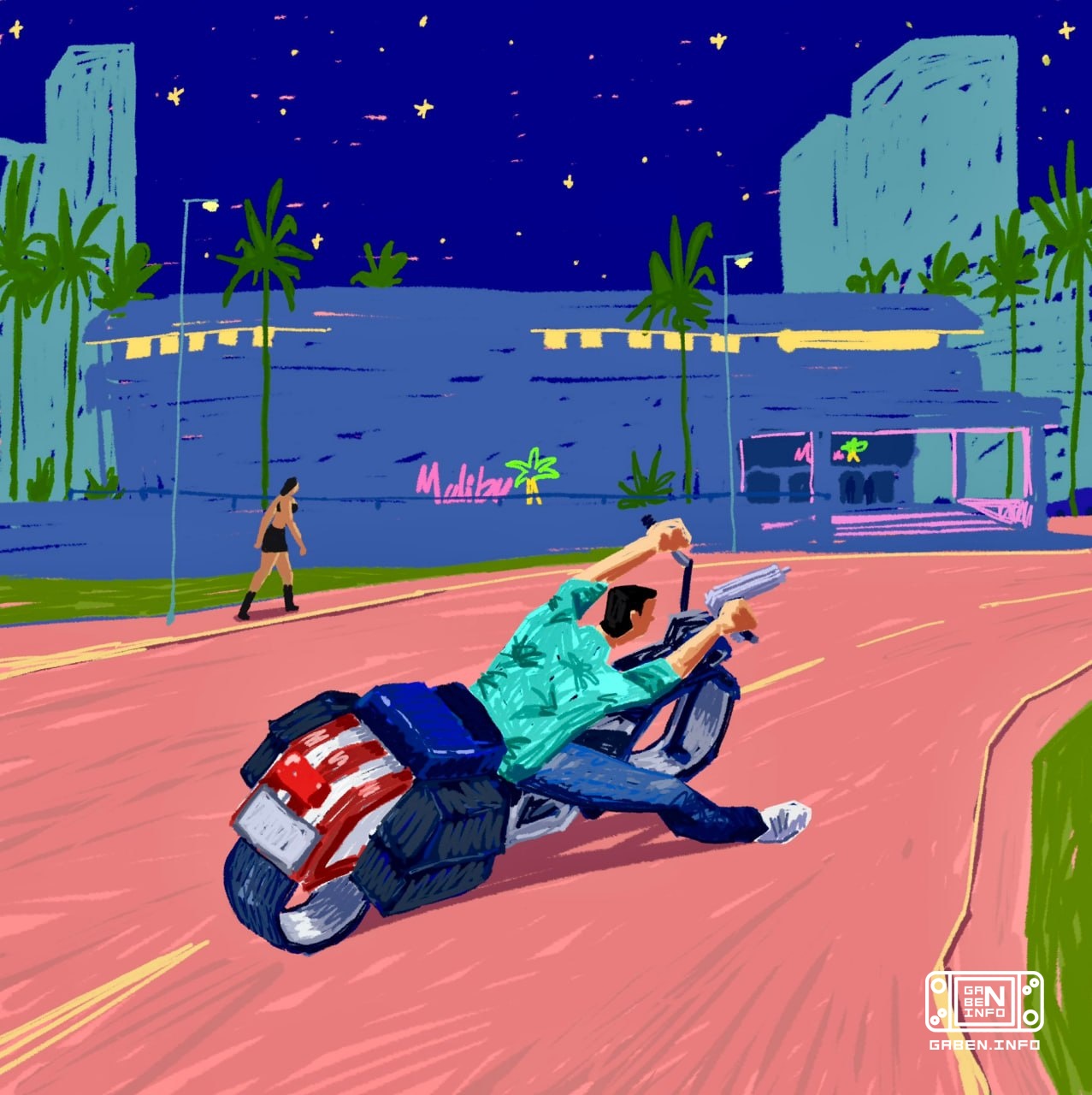 GTA Vice City by fatih ozturk @hypewave