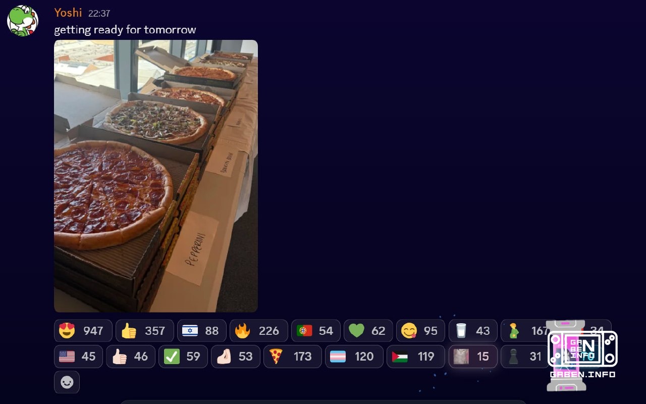 Yoshi van Deadlock bereidt een pizza voor morgen voor alle fans. We wachten op een grote update van meer dan beta!