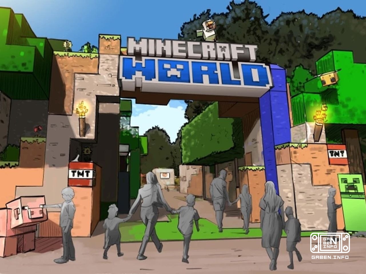 The Zumers invented Disneyland . In 2027, the world's first full-featured Minecraft theme park will open in London, and ...