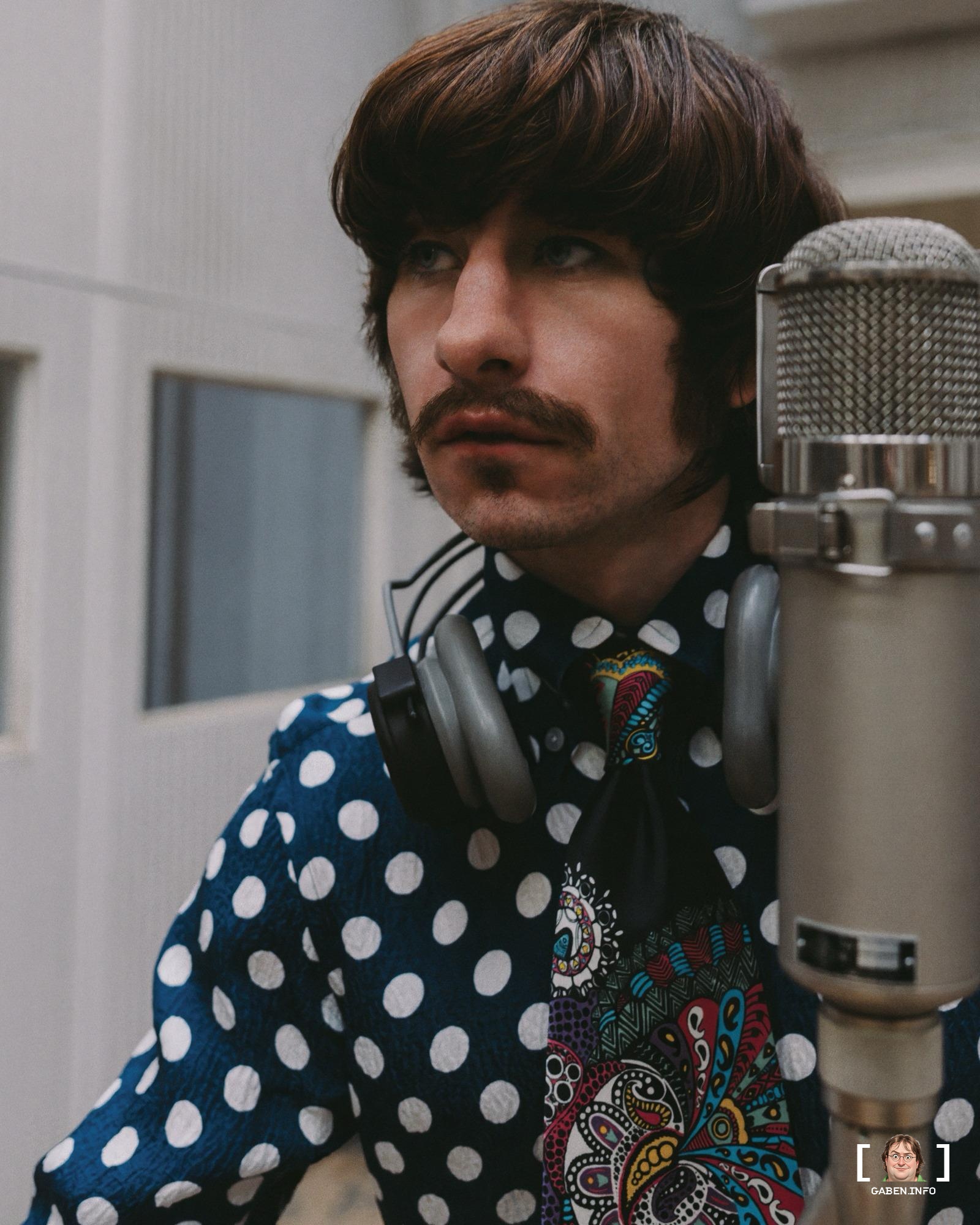 Photos have emerged of Paul Mescal, Barry Keoghan, Joseph Quinn and Harris Dickinson as members of The Beatles in Sam Me...