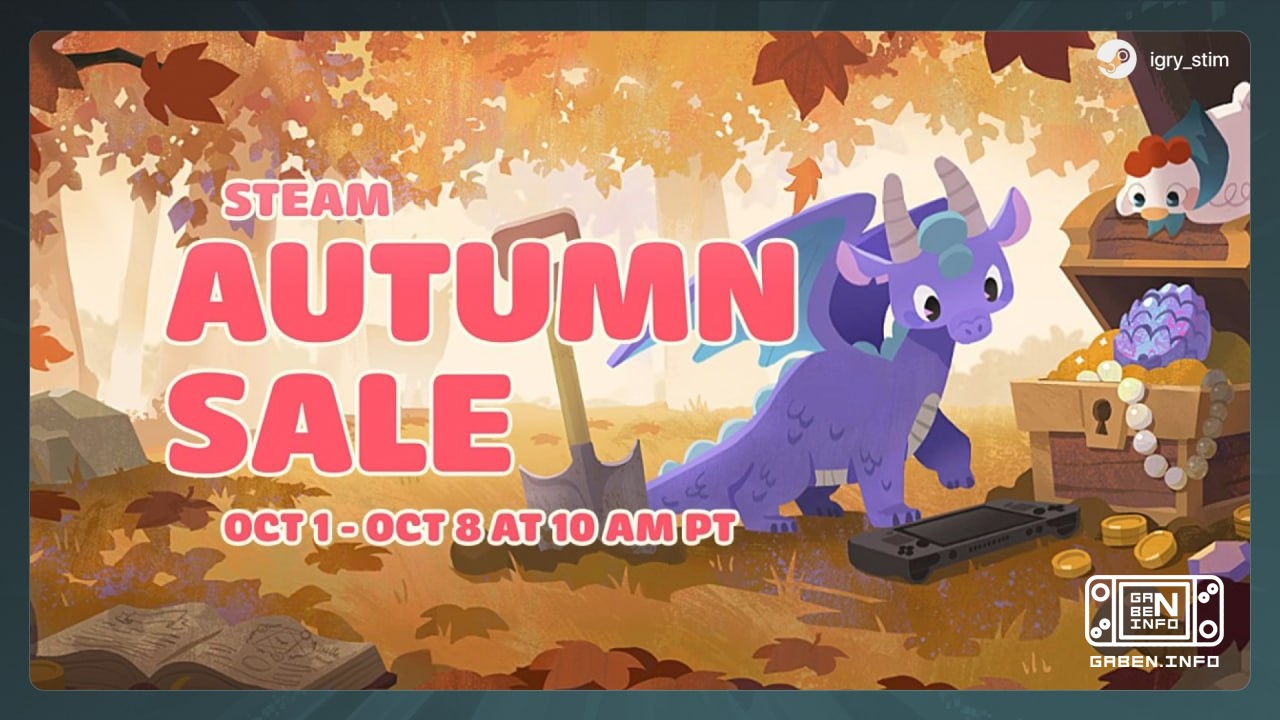 Steam'de yarın sonbaharda büyük satışlar başlayacak. Şanslı olmaya hazır mısınız? PC Oyunları