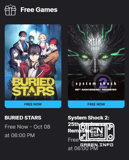 Di Epic Games Store, Anda dapat menambahkan: BURIED STARS System Shock 2: 25th Anniversary Remaster Terima kasih banyak!...