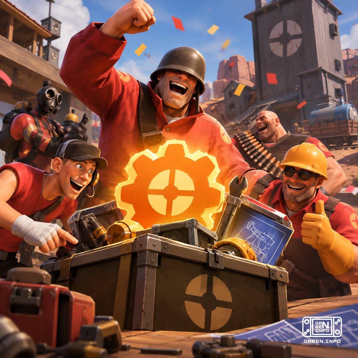 Valve telah merilis pembaruan besar di Team Fortress dengan 5 kartu baru dan peti Menunggu para pengembang mengingat Dot...