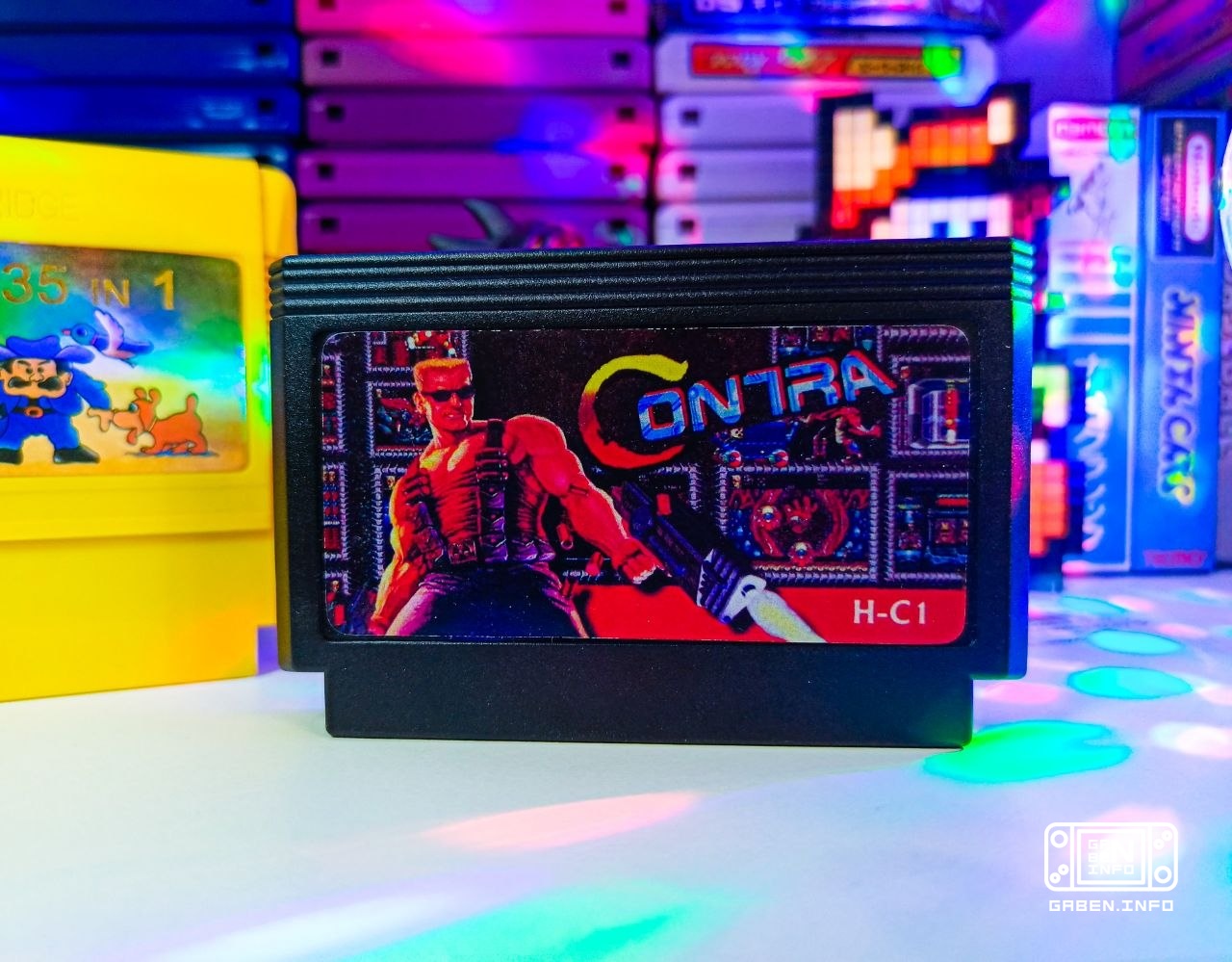 And this Friday night I want to show you one pirate game, Contra 3 on Dendy. It looks like it was released in 1996, but ...