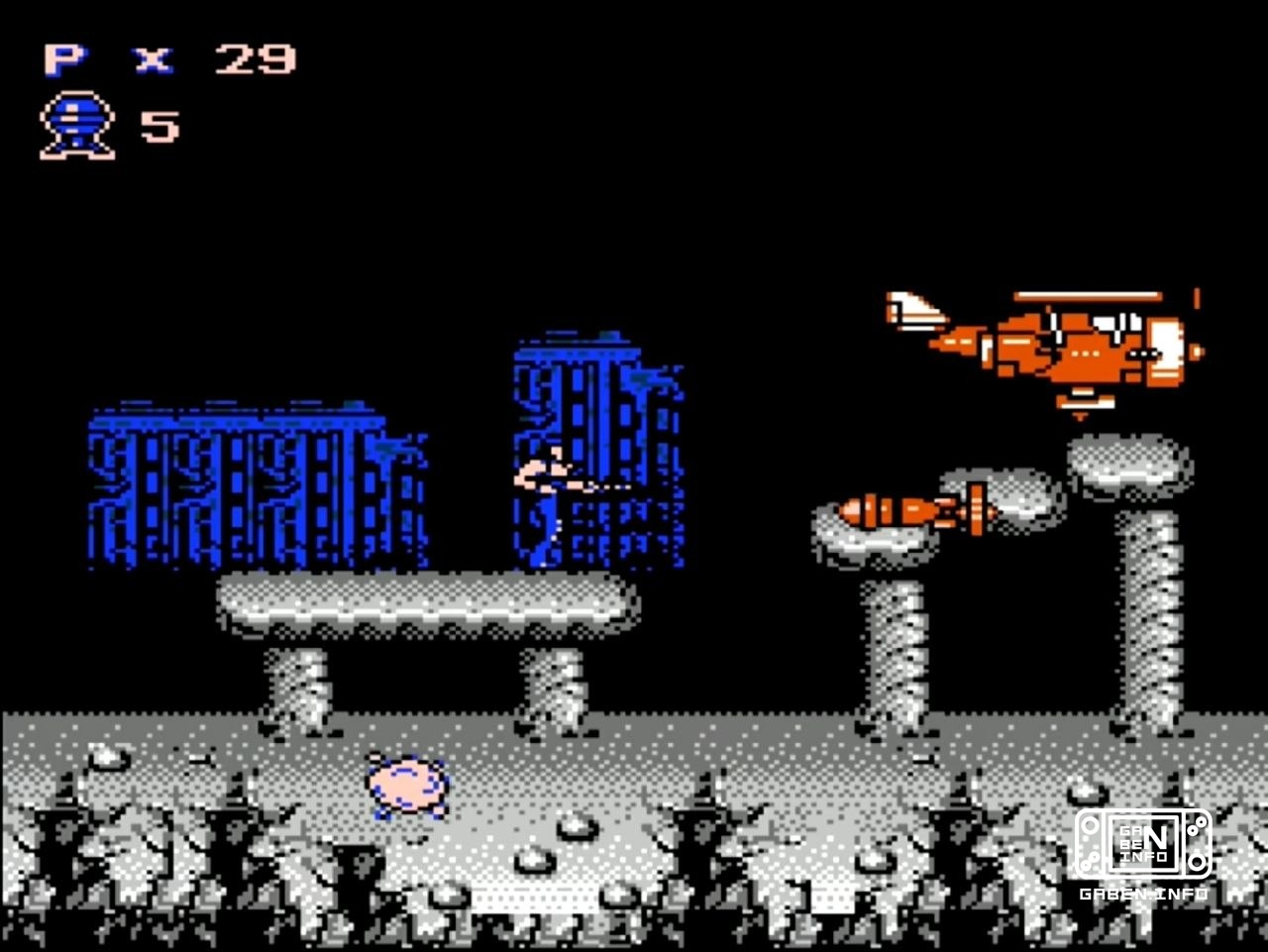 And this Friday night I want to show you one pirate game, Contra 3 on Dendy. It looks like it was released in 1996, but ...