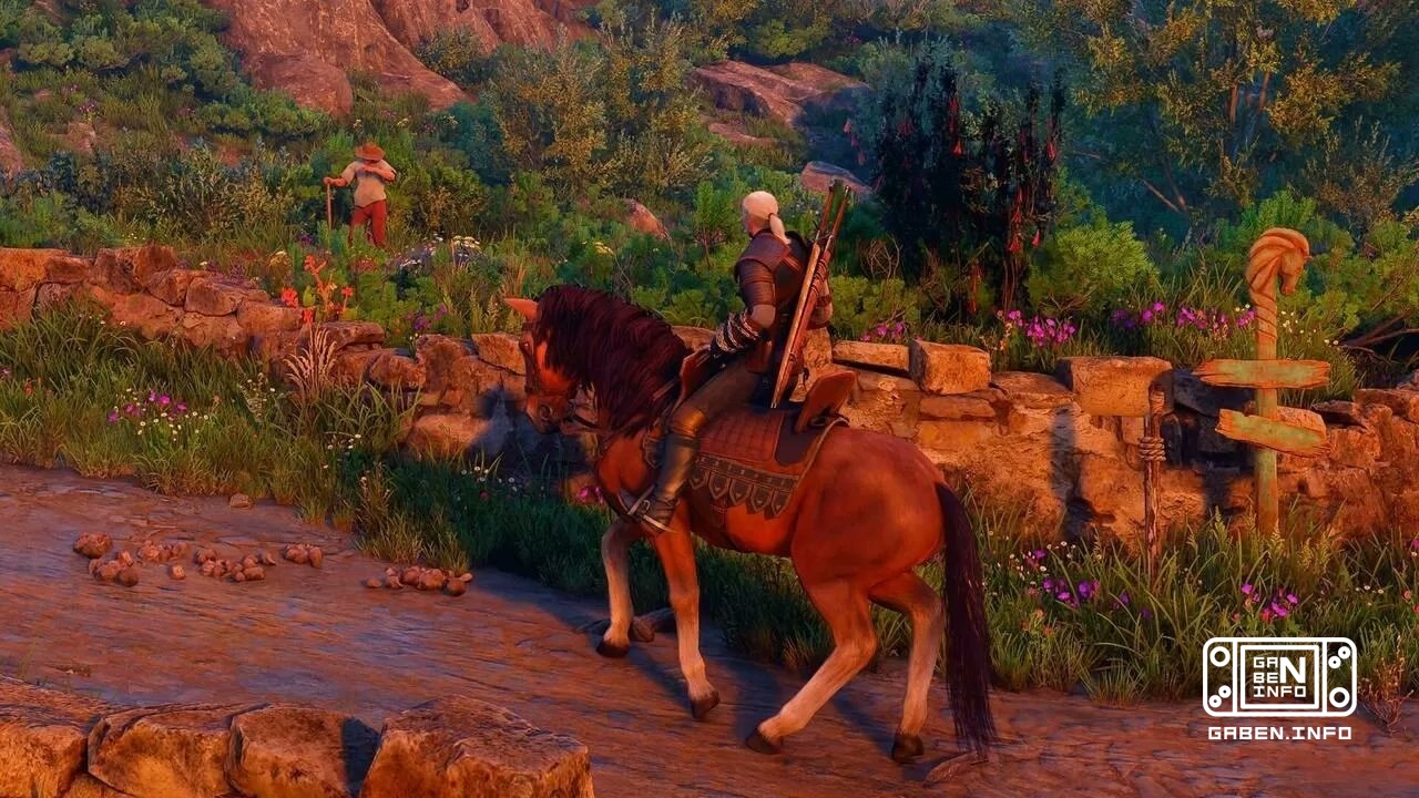 The new area in The Witcher 3: Songs of the Past will be noticeably more vibrant than the original game's locations and ...
