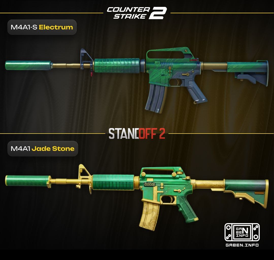 Not stolen, but inspired 😁 In a recent update, CS2 added the M4A1-S, which is almost identical to the one that appeared ...