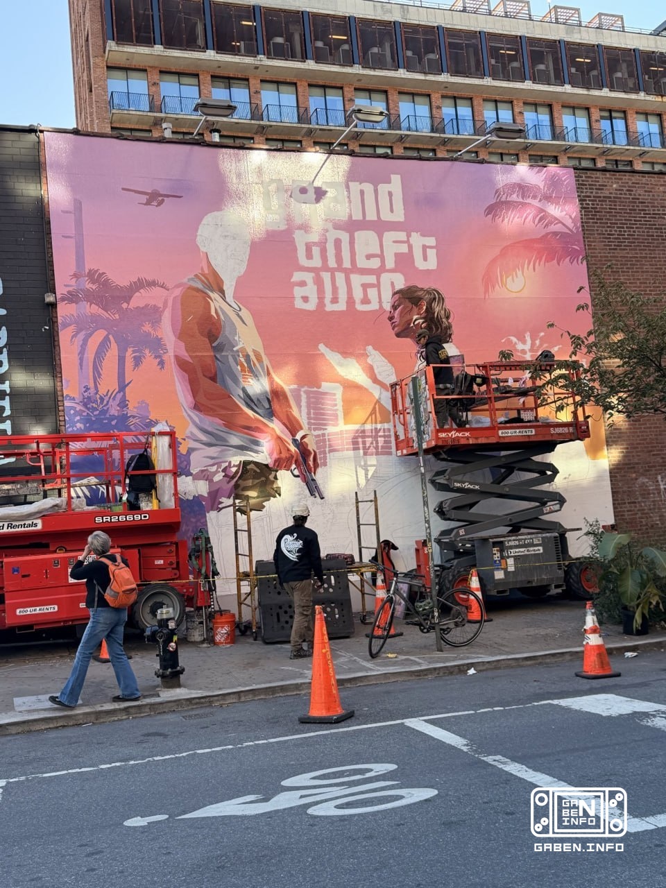 Джейсону из GTA 6 наконец-то дали лицо на мурале в Бруклине