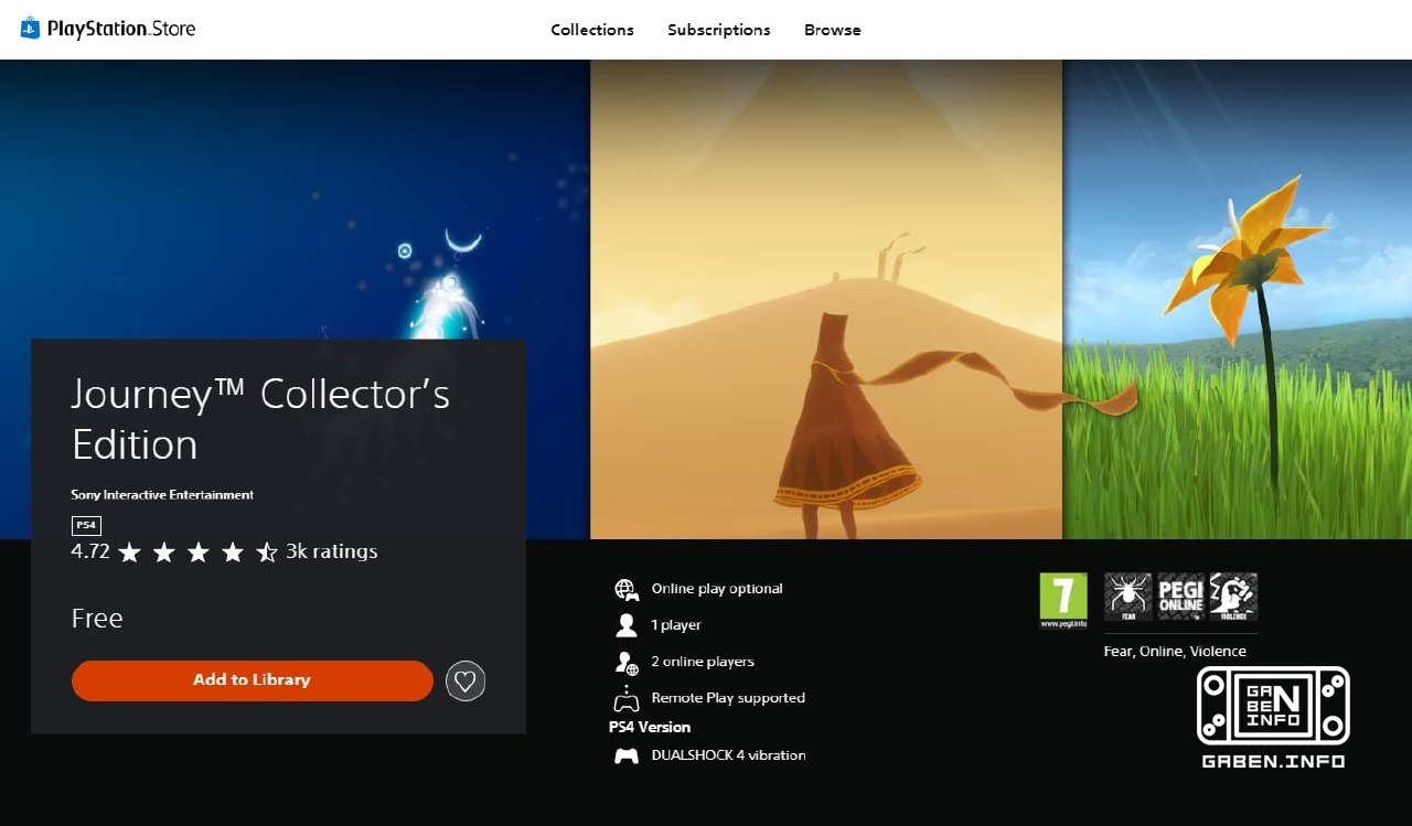 В некоторых регионах PlayStation Store можно бесплатно забрать Journey: Collector's Edition