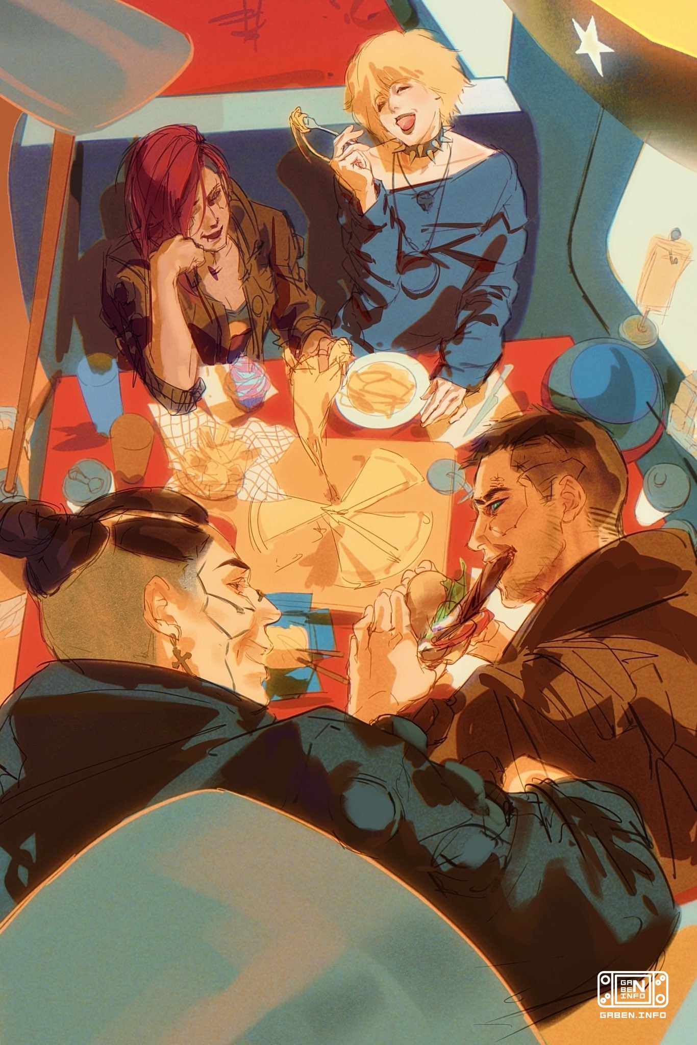 Сегодня свой День Рождения отмечает V из Cyberpunk 2077 Различные художники по типу Slashlllg, ileolsu и Moocai решили п...