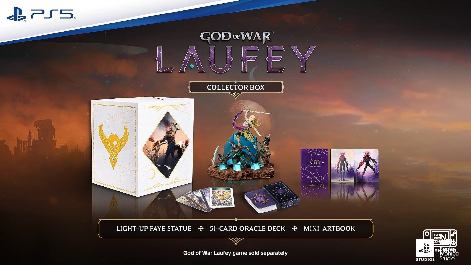 PlayStation đã giới thiệu bản God of War Laufey trong đó có hình ảnh của Faye với đèn pin, một thùng thẻ ảo thuật và một...