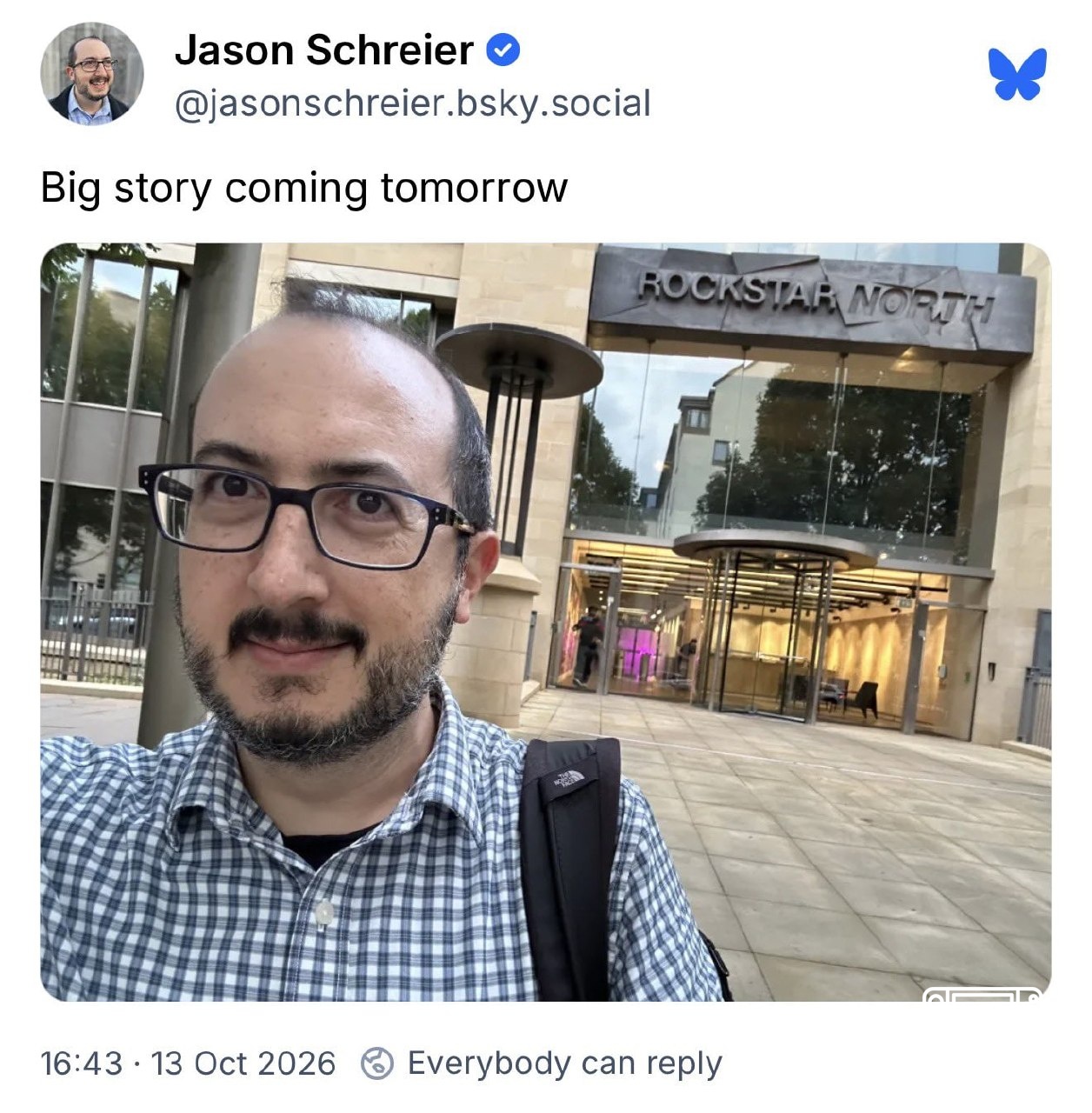 OH NO: Jason Shrier akan merilis artikel besar di Rockstar North besok artikel akan muncul sekitar 13 sampai 18 di MSK.