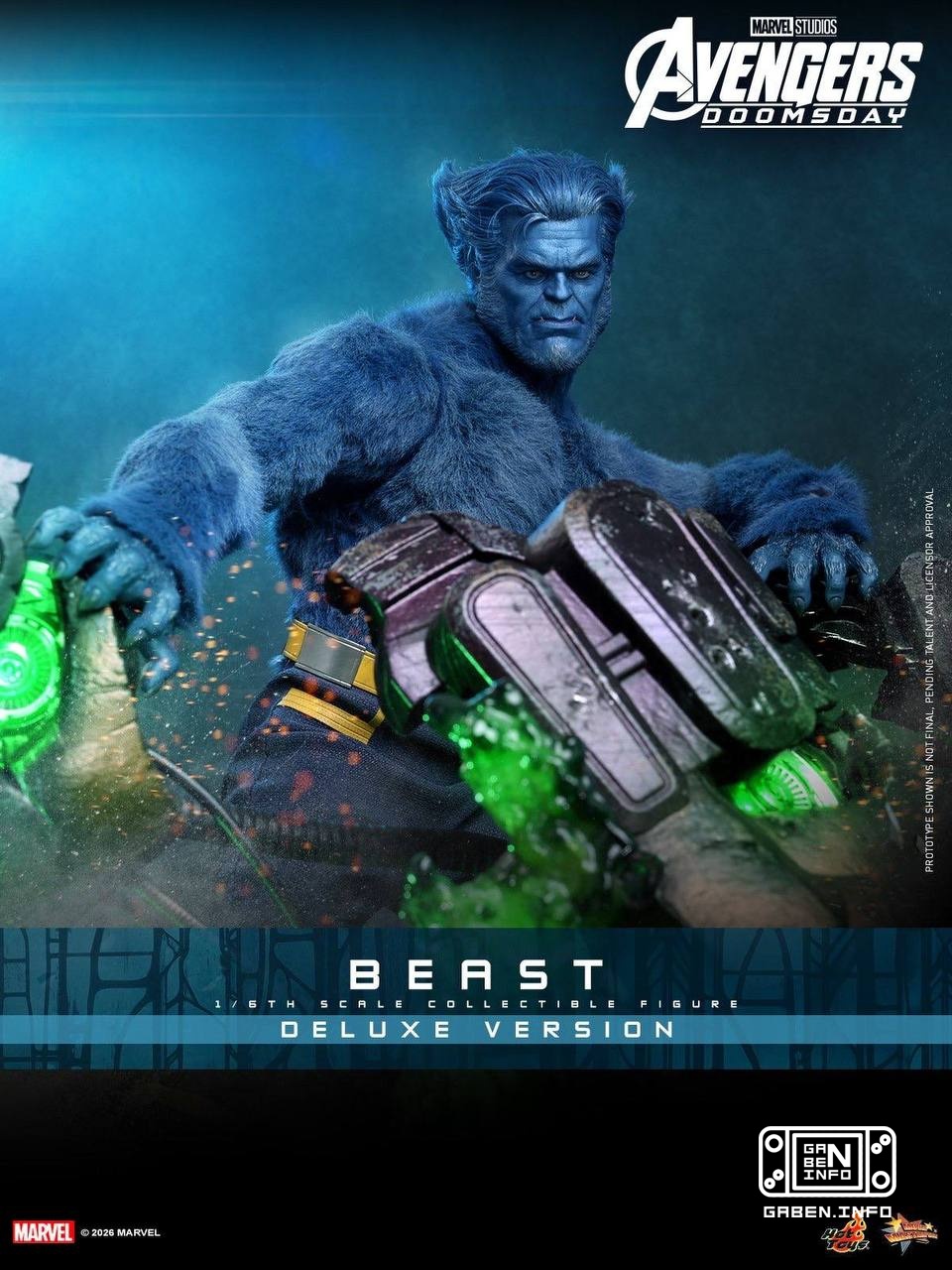 Hot Toys показали фигурку Зверя по фильму «Мстители: Доктор Дум».