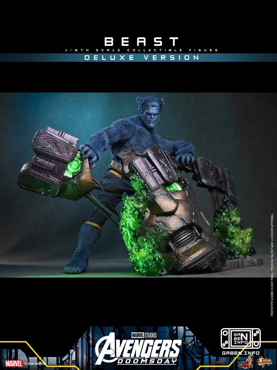 Hot Toys показали фигурку Зверя по фильму «Мстители: Доктор Дум».