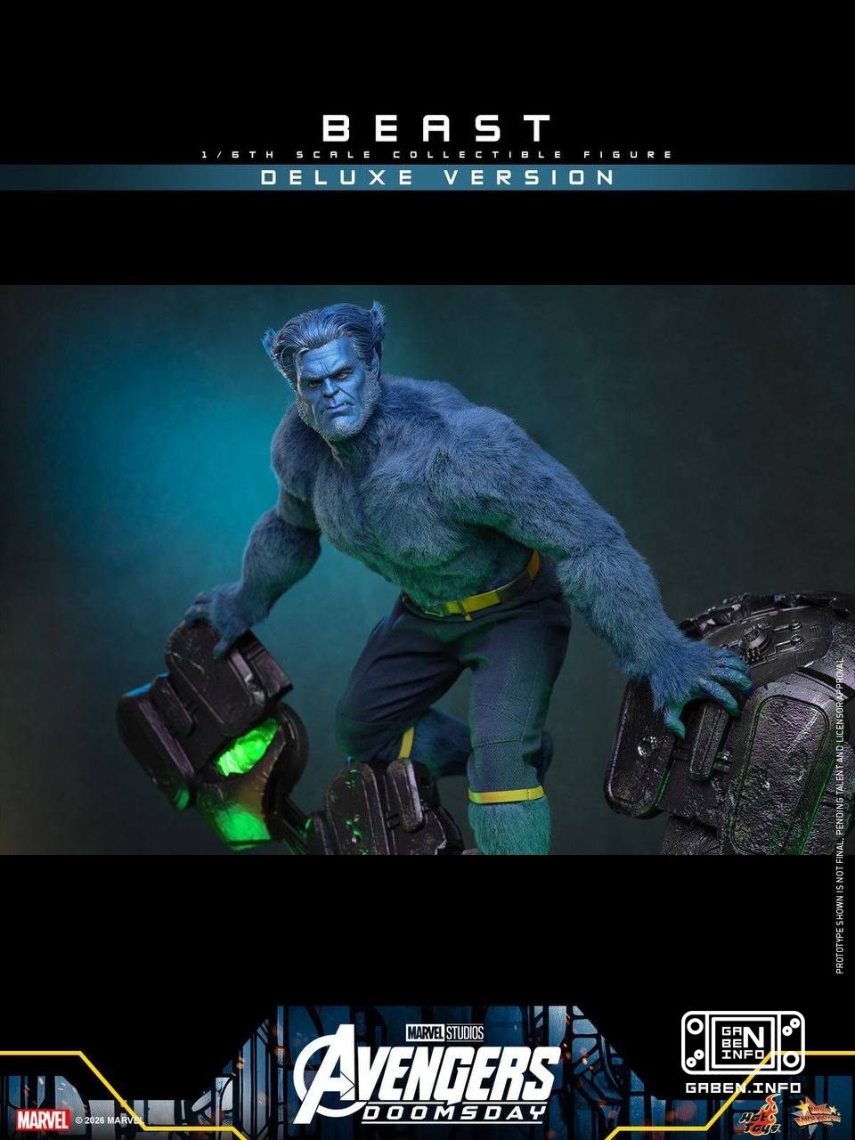 Hot Toys показали фигурку Зверя по фильму «Мстители: Доктор Дум».